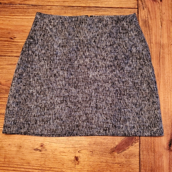 Loft Skirt Size 12, blue and black tweed - Picture 2 of 8